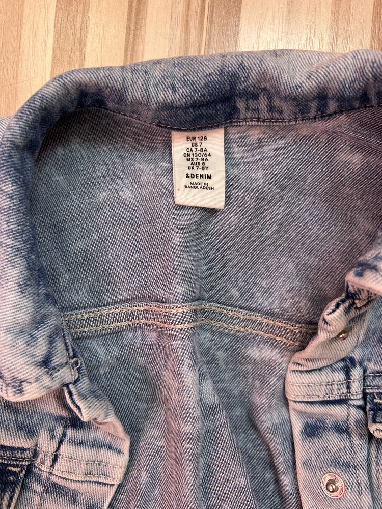 Дънково яке 128 размер H&M