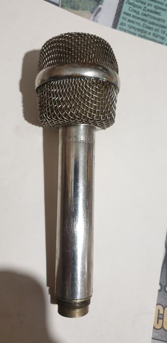 Ретро микрофон произведено в българия