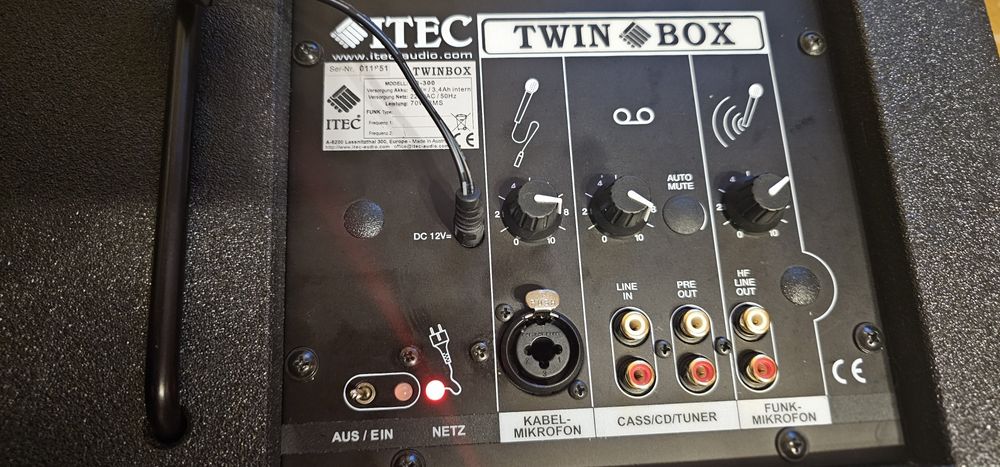 Boxa portabilă microfon Intec Twin Box TB-300