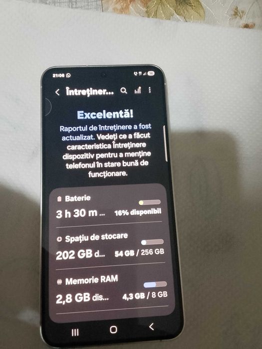 Samsung S 24 simplu 256 GB din. 14 08 2024  Stare 10/10 detin cutie