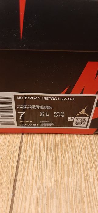 Ati Jordan 1 Retro Low Og 40