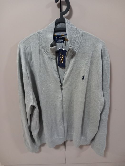 Polo Ralph Lauren, Жилетка Classics с цип, Сив меланж, 2XL