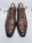 Magnanni Beires 21848 Genuine Lizard Brown Cap Toe