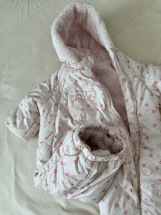 Combinezon roz, 6-9 luni, Mothercare