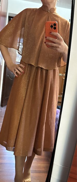 Rochie ocazie, lucrata pe comanda, marime 40