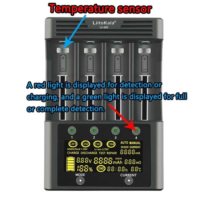 Професионално зарядно LiitoKala Lii-600. Българско ръководство