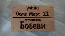 Табелка за врата, рекламни табелки