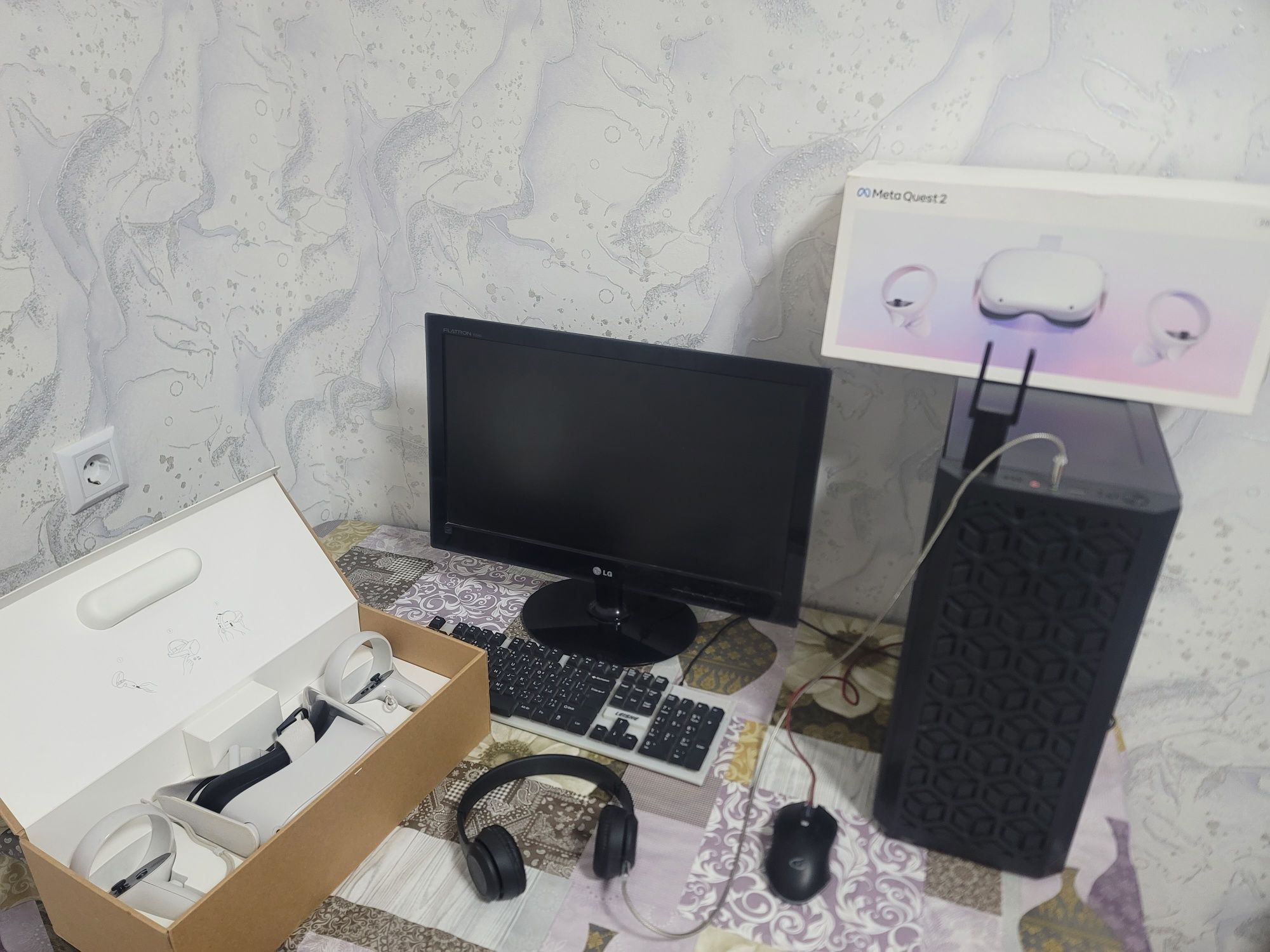 Igrovoy kompyuter. Komplekt+meta quest 2