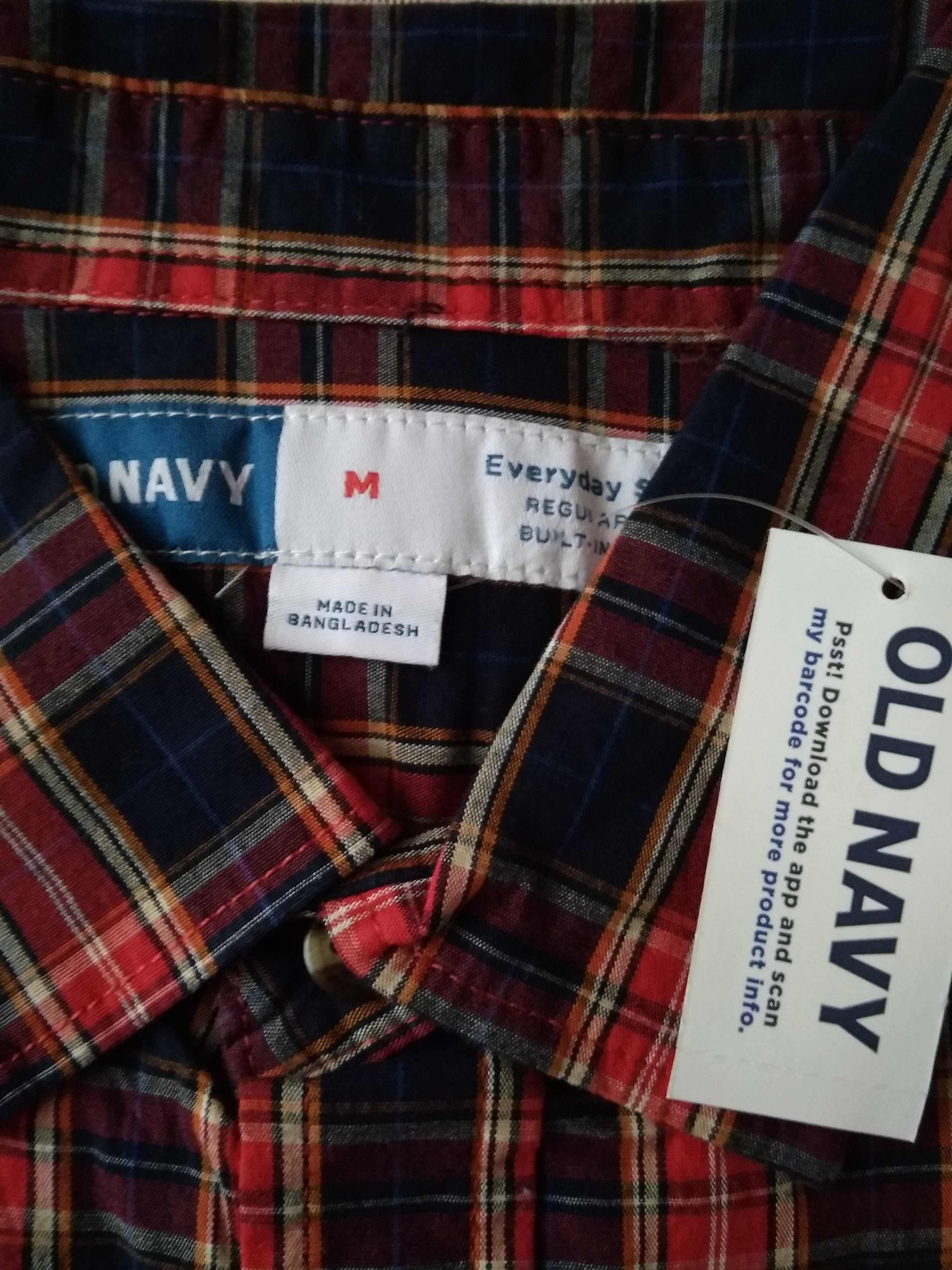 Новые из США Old Navy фланелевые теплые рубашки размер С и М