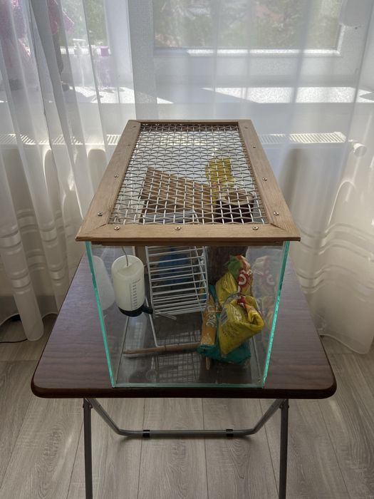 Cușcă acvariu ptr hamsteri