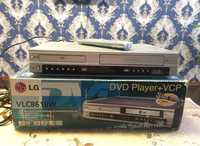 LG (2 в 1) DVD плеер + видеокассета
