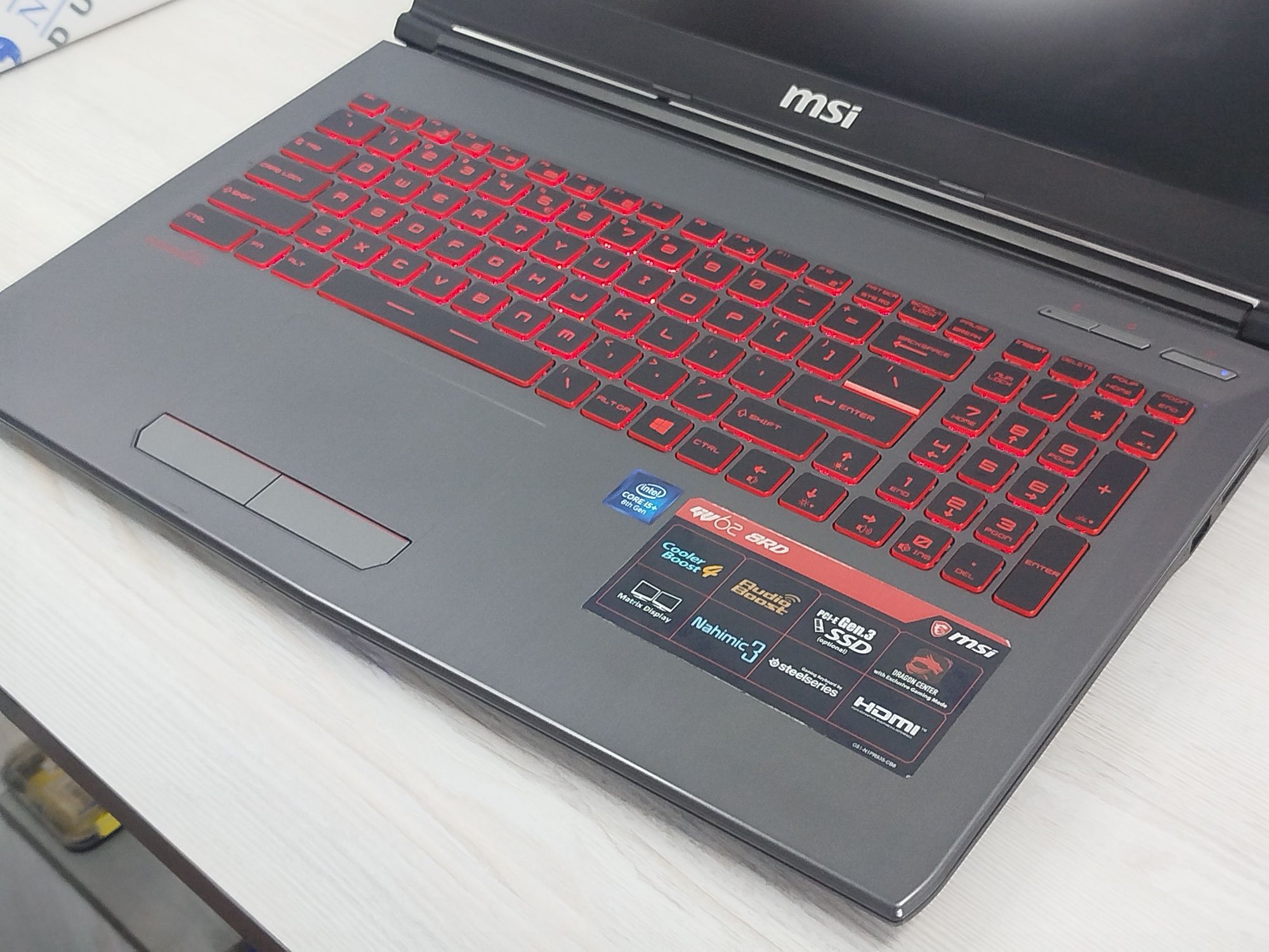 Мощный ноутбук для игр и 3D программ Msi GV628RD, Core i5 Nvidia GTX