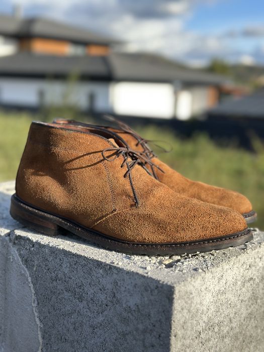 Ghete bărbați Allen Edmonds Katmai mărime 43.5 27.5 cm piele intoarsa