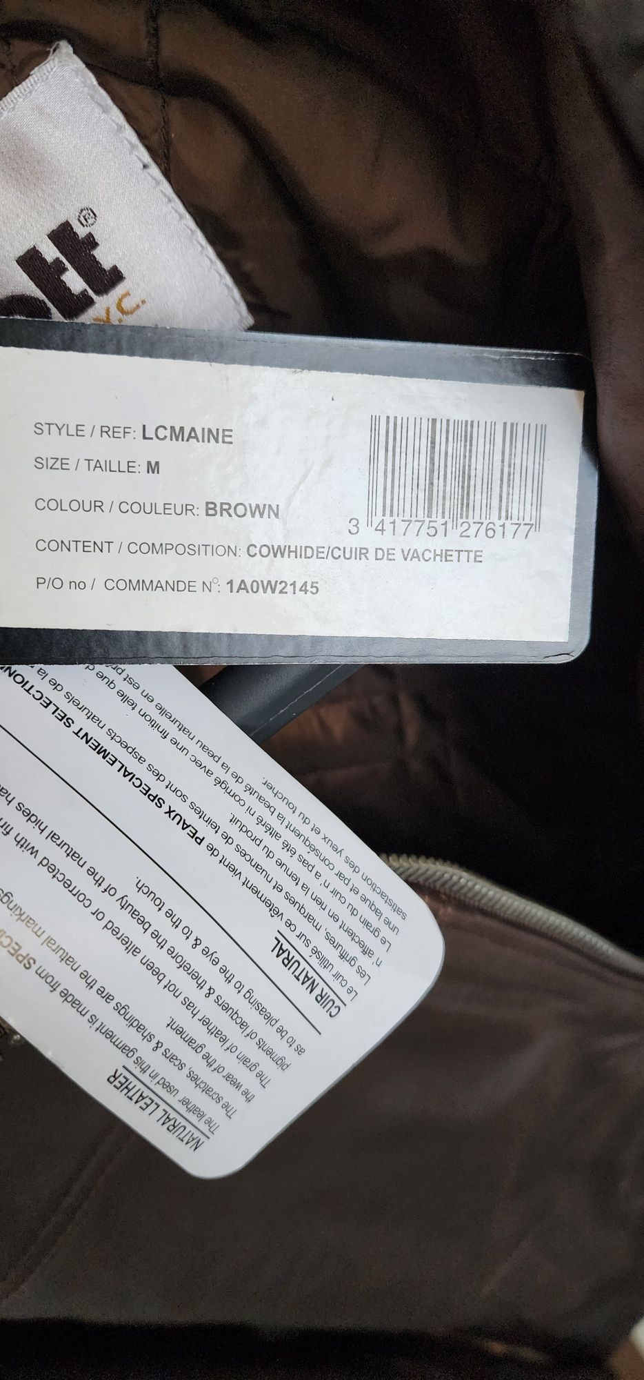 Кожено пилотско яке Schott NY LCMAINE, M