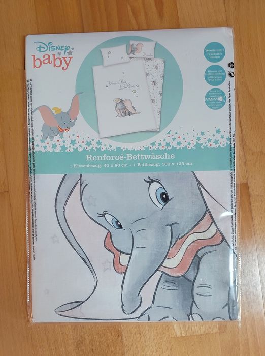Lenjerie pat copii Disney Dumbo 100x135