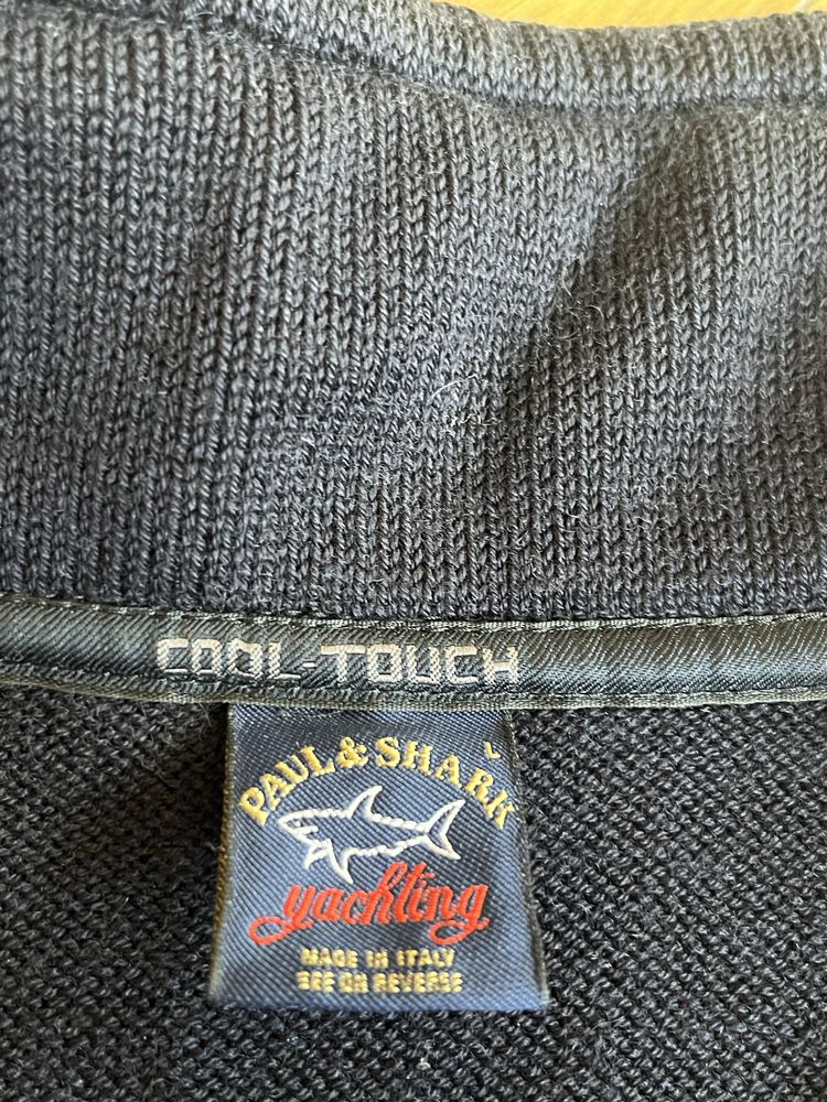 Paul & Shark - 1/4 Zip Cool -Touch Wool - размер ХЛ - Оригинал