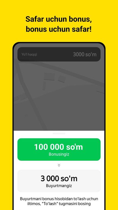 Taxi programma, biznes