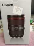 vand obiectiv canon EF 24-105 f/4L IS II USM, ca nou!