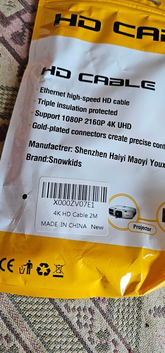 cablul hdmi 4k gold plated 2m nou ps5 ps4 xbox one