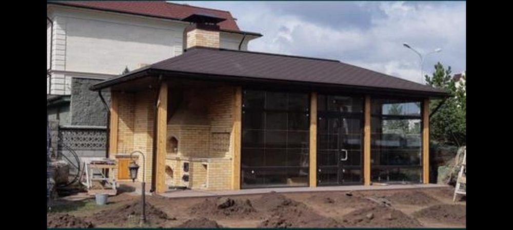 Беседки барбекю комплексы