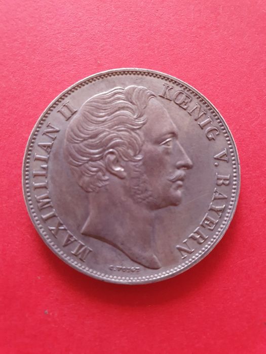 Moneda argint 1856  gulden.