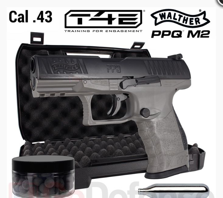 Pistol Airsof T4E Walther PPQ M2 SLIDE METAL - CAL.43 - [UMAREX]