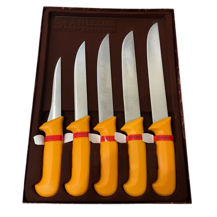 Професионални месарски ножове 5 бр. STAHLMAYER