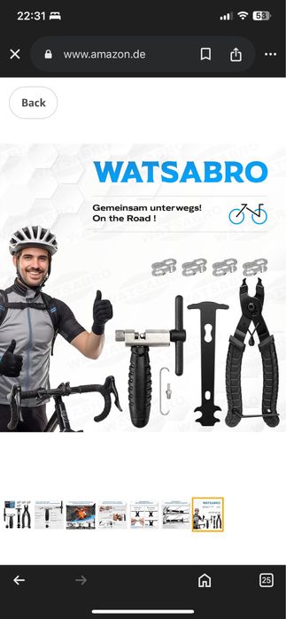 Set de reparații pentru lanțuri de biciclete MTB Cursiera