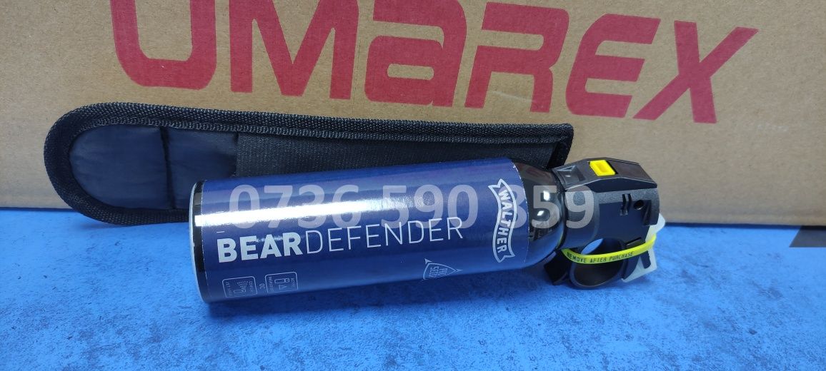 Spray paralizant Anti-Urs Walther BearDefender 225ml, cu toc inclus
