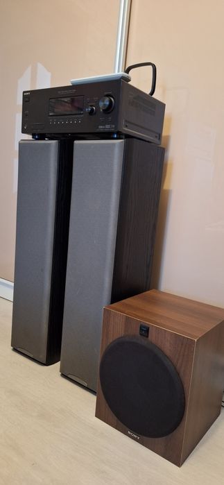 SONY STR-DG 500  stație+boxe sony 150 W+subwoofer activ