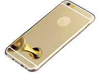 Husa Apple iPhone 8, Elegance Luxury tip oglinda Auriu