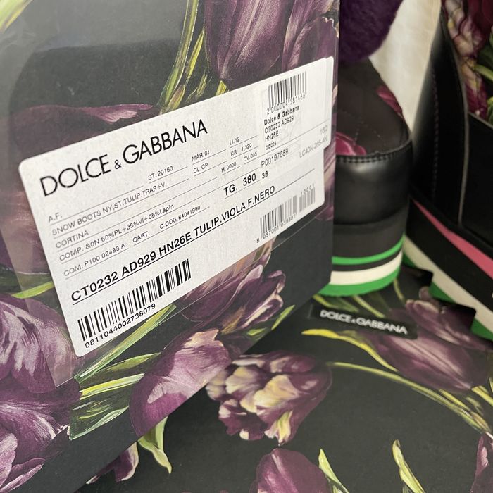 Ghete de zapada Dolce & Gabbana, marimea 38