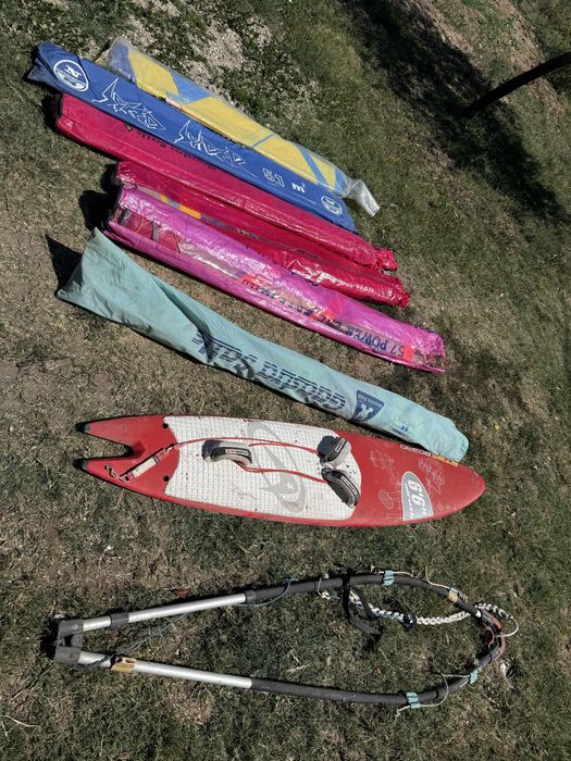 Set 6 vele windsurf Gaastra + accesorii