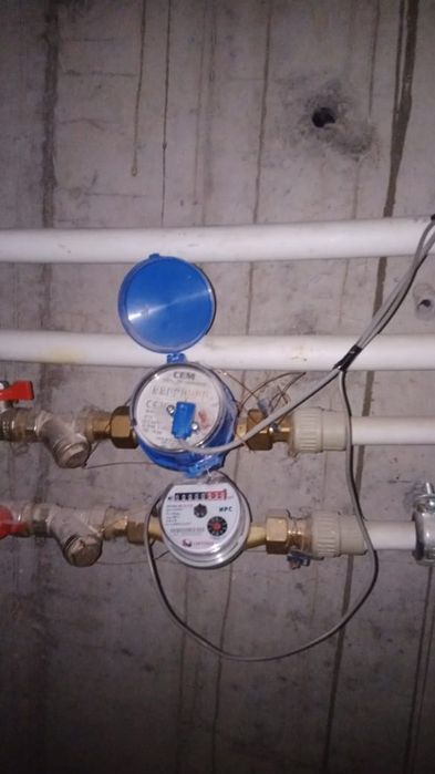 Установка счетчик в Алмате.