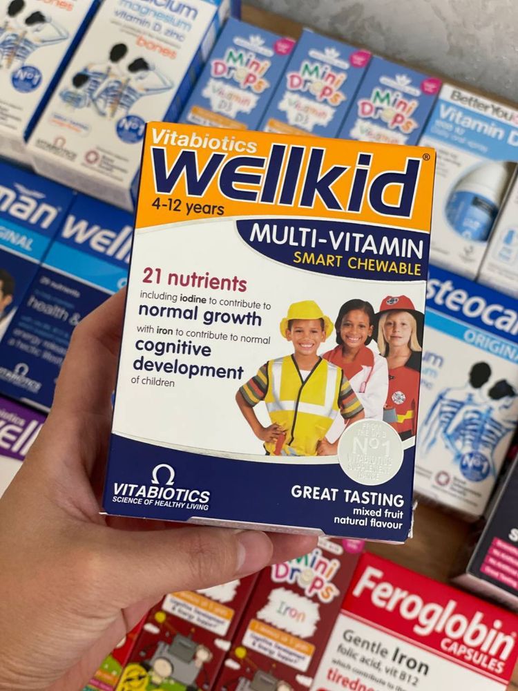 Wellkid multivitamin 4-12yoshgacha
