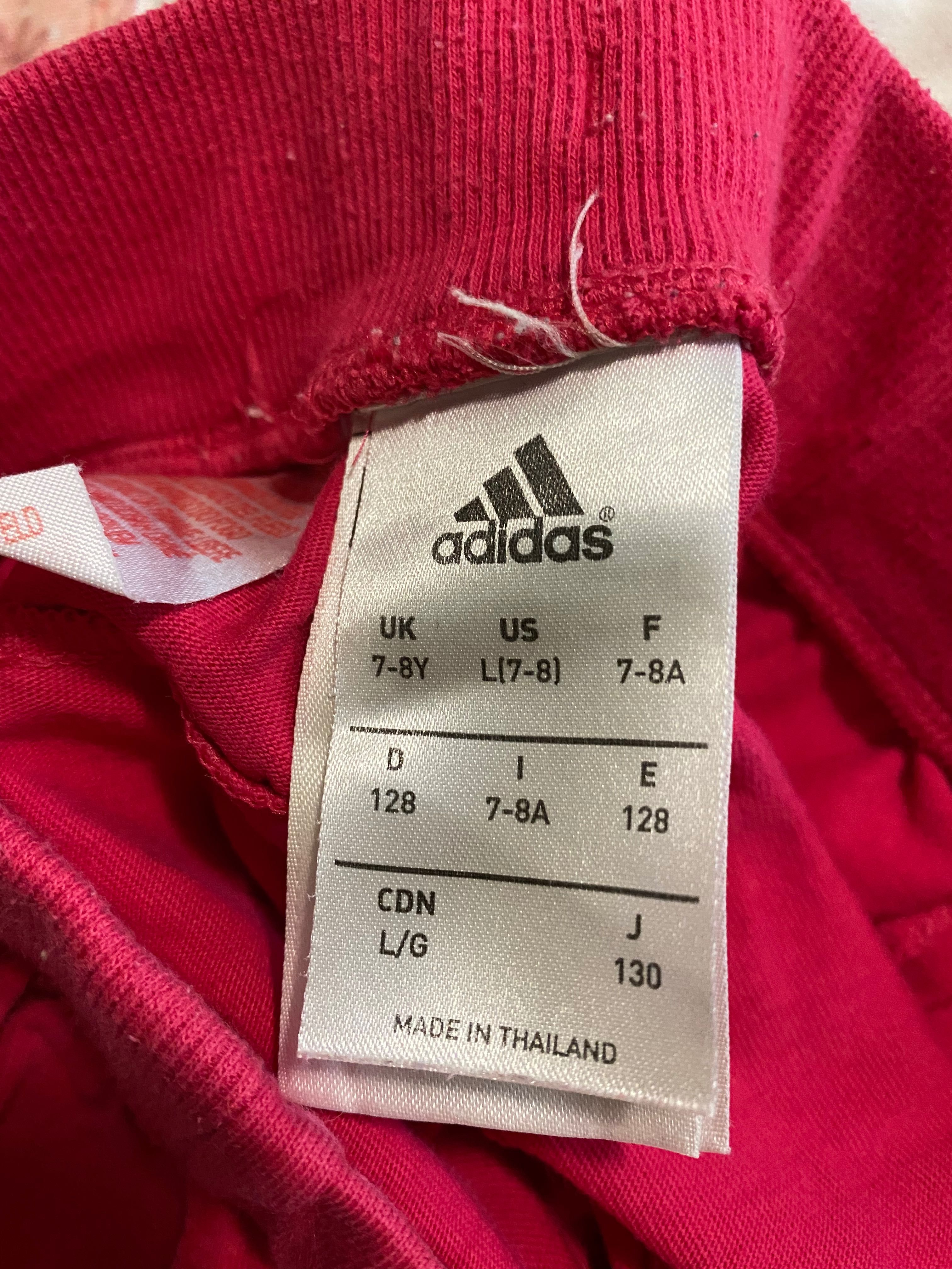 ADIDAS-Детски дрехи 7-8 годишно-Блузка+къси панталонки/оригинал/