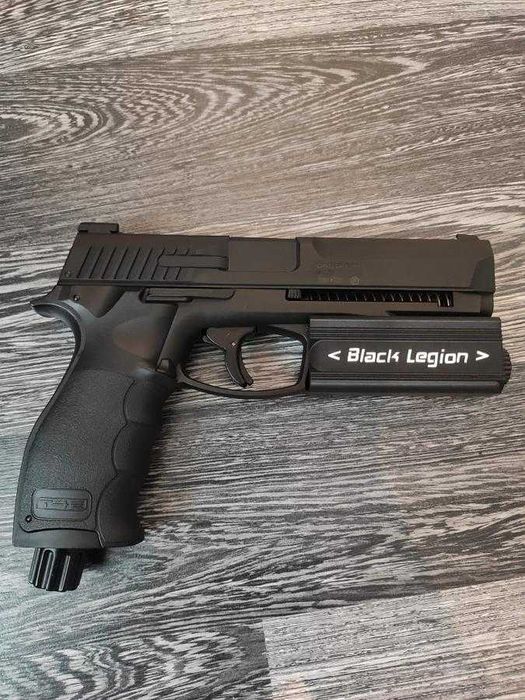 Pistol Airsoft AutoAparare Co2 BileDeCauciuc cal.50 Putere 18j