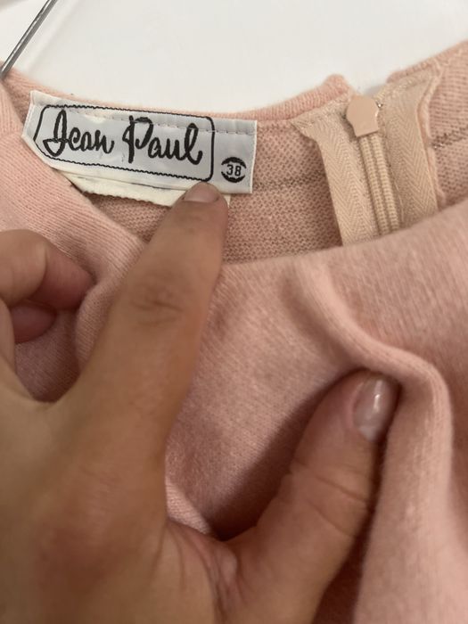 Rochie din Lana superba roz pudrat nr 38/ M cu jupa