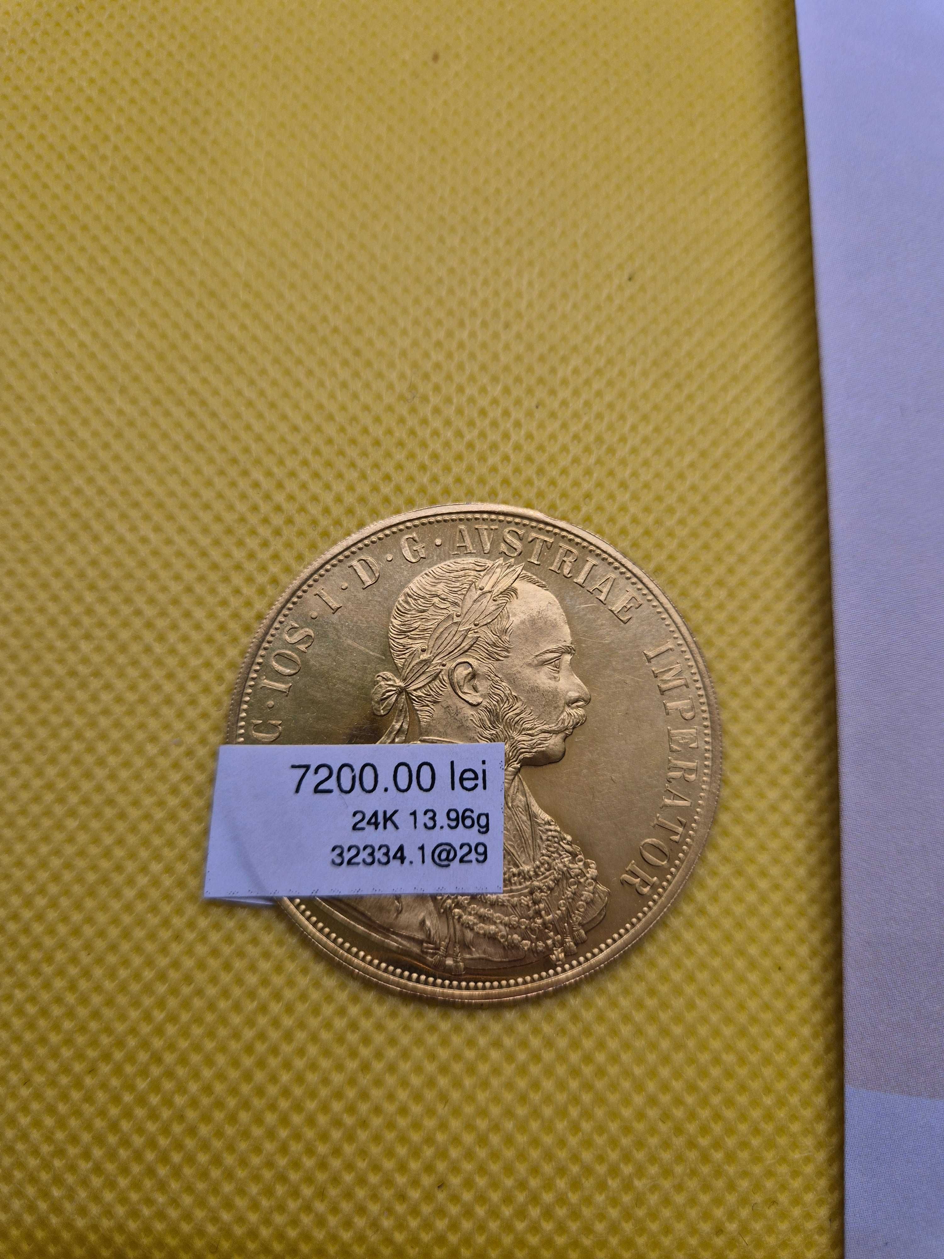 Moneda de aur 24k (Ag29 Siraj) Garantie 2 ani