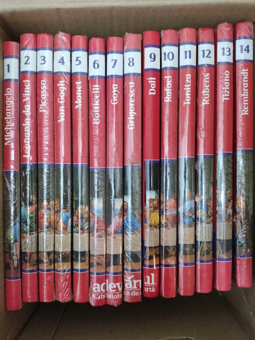 Colectia Adevarul - Pictori de geniu. Seria completa. 14 volume.