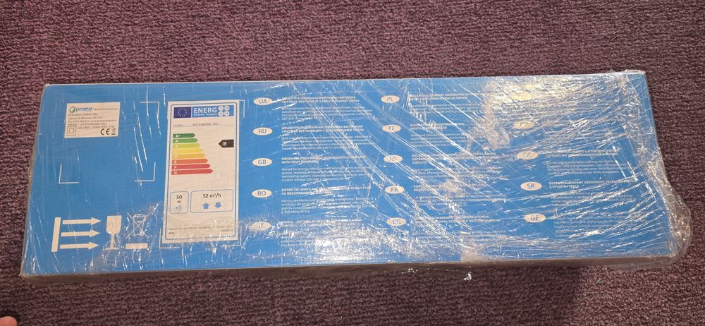 Sistem de ventilare Prana 150 Standard cu recuperare de căldură