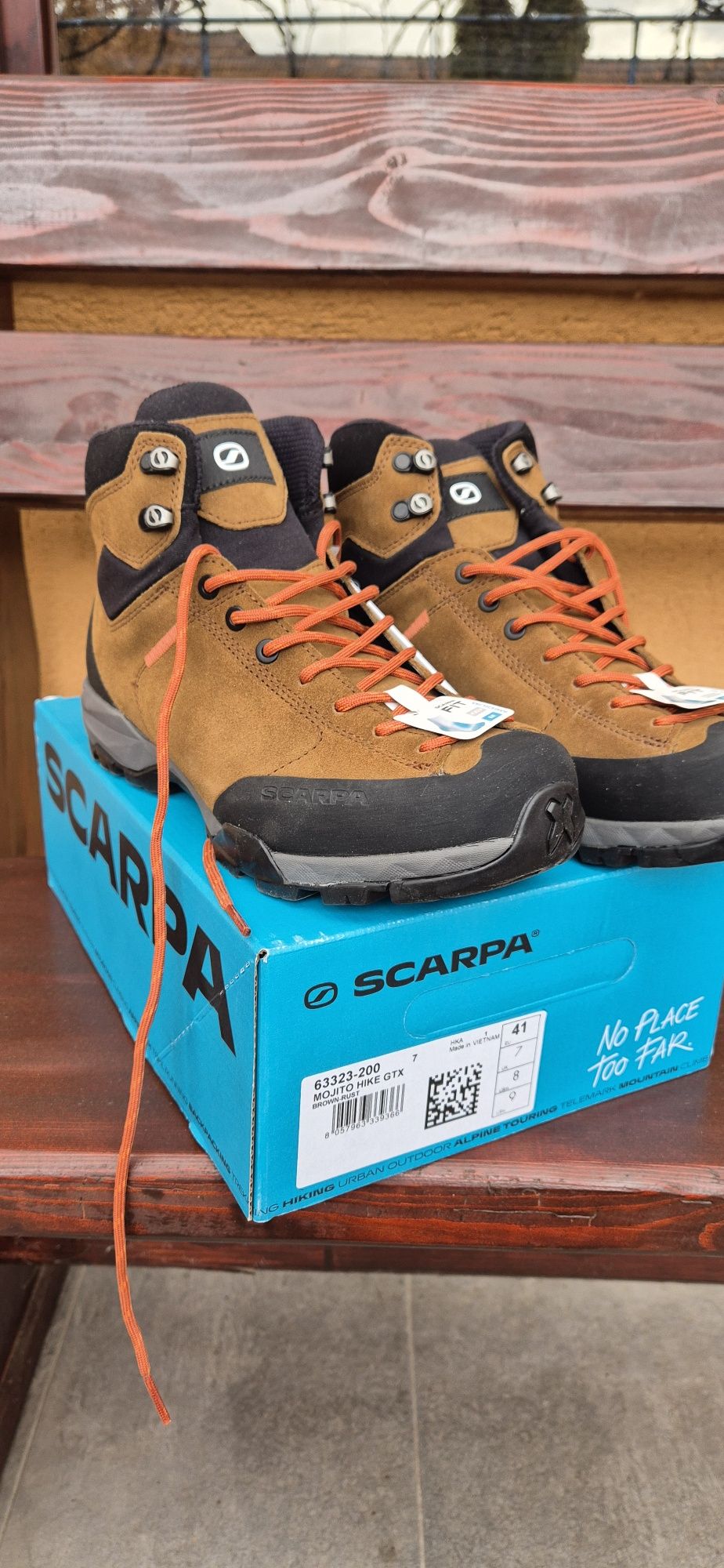 Ghete Scarpa nr. 41, noi la cutie