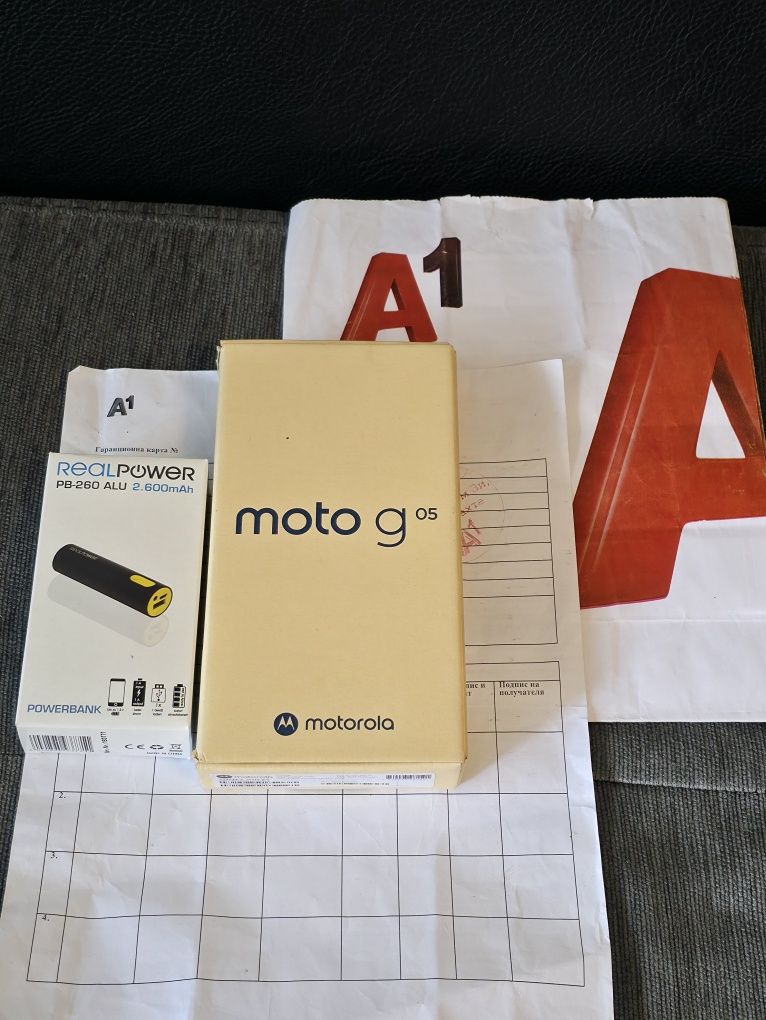 ЗАПЕЧАТАН 64GB Motorola g05 A1 Гаранция 2027г. Green / Зелен