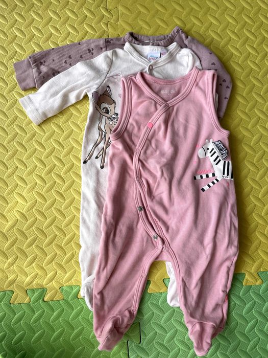 Лот детски дрешки за момиче + космонавт и чувалче за сън 62-68 размер