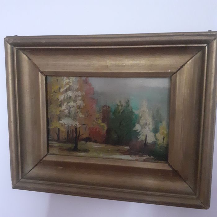 Tablou goblen și în ulei