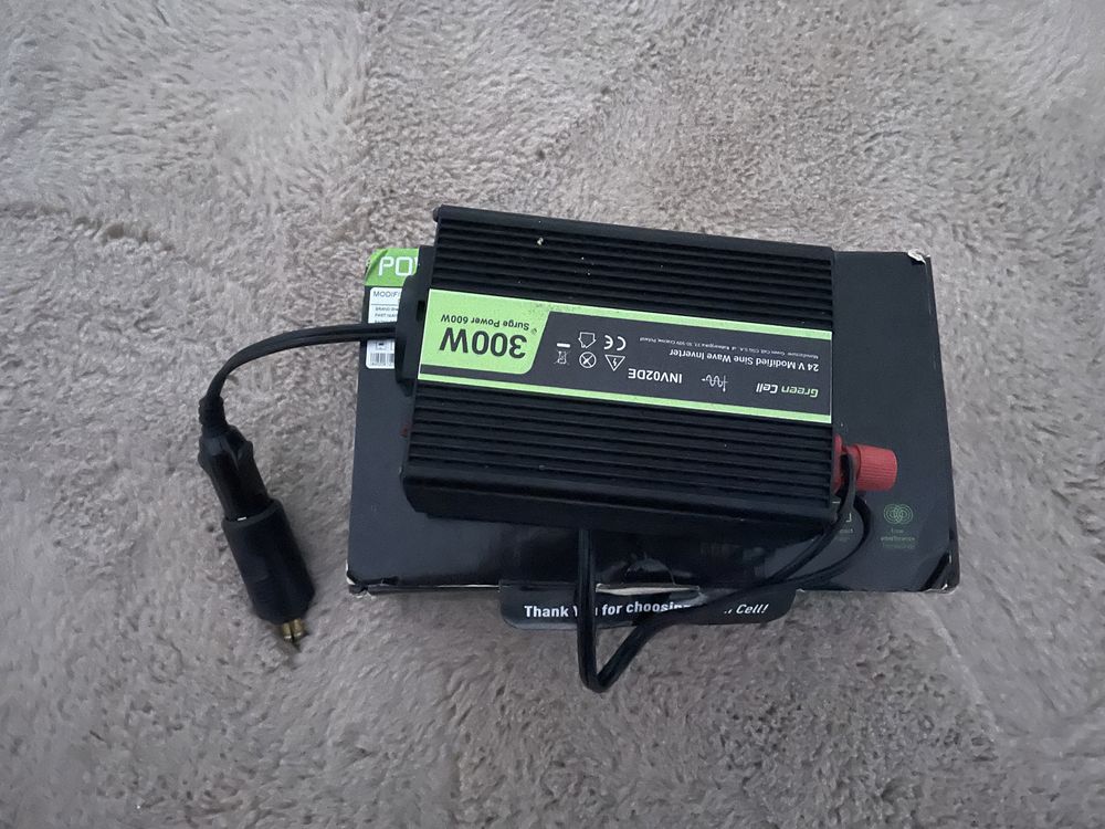 Invertor auto 24v 300w green cell