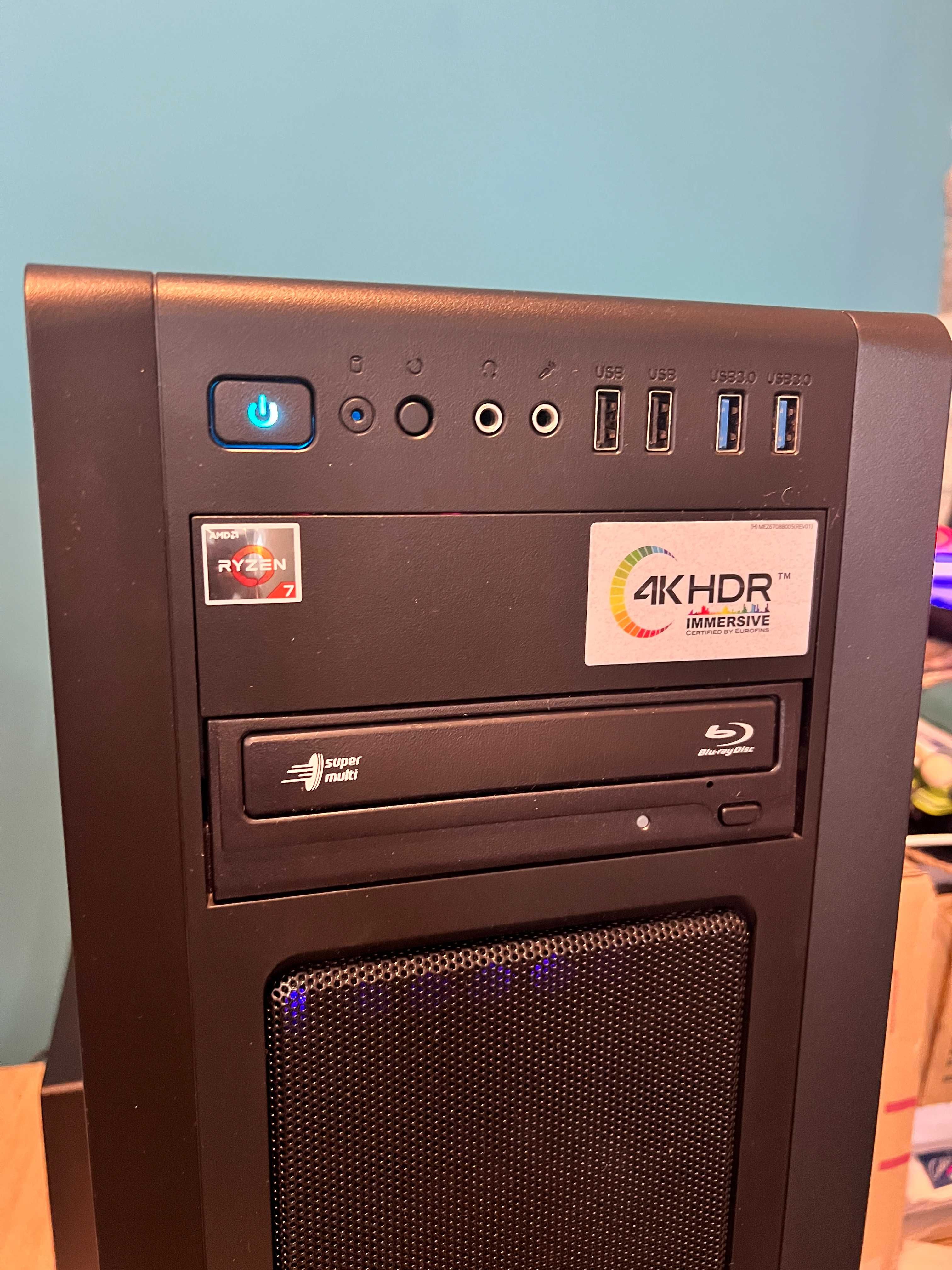 Calculator/unitate Gaming Ryzen 7 3800x, 32GB DDR4, GTX 1070 8GB