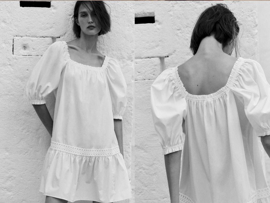 Новые летние платья H&M с кружевом, L(50/54) и /XL(54/58)