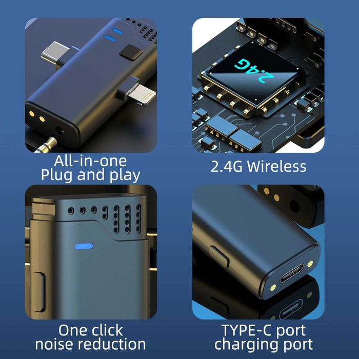 ДОСТАВКА! Беспроводной петличный микрофон JMARY MW-16 3-in-1