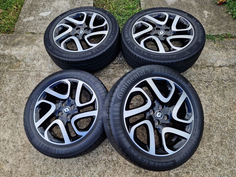 Jante bi.colore Renault Captur 4x100 anvelope 205 55 17